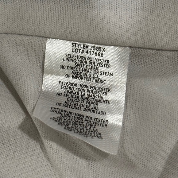 AQUA Cocktail‎ Mini Dress Medium Metallic Gradient Ombre Spaghetti Strap V-Neck - Picture 11 of 13